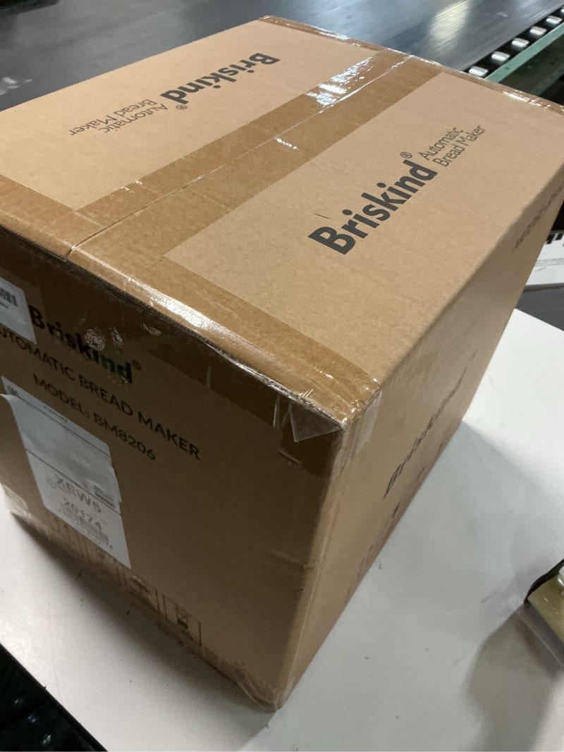 Condition photo showing New/Like New for Bread Maker Machine with Ceramic Nonstick Pan, 19 Menus, 2 Pound Stainless Steel Breadmaker with Glass Touch Panel, Gluten Free, Sourdough Starter, Custom Setting, 3 Loaf Sizes & Crust Colors