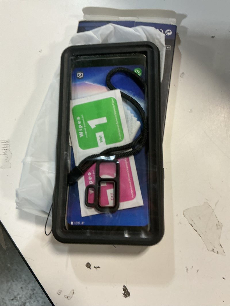 Condition photo showing Good Condition for Lanhiem for Samsung Galaxy S9+ Plus Case, IP68 Waterproof Dustproof Case with Built-in Screen Protector, Rugged Full Body Shockproof Protective Phone Cover for Samsung S9 Plus (Black/Gray) for Galaxy S9 Plus Gray