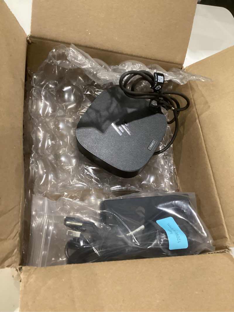 Condition photo showing As Is for hp usb-c dock g5 (renewed)