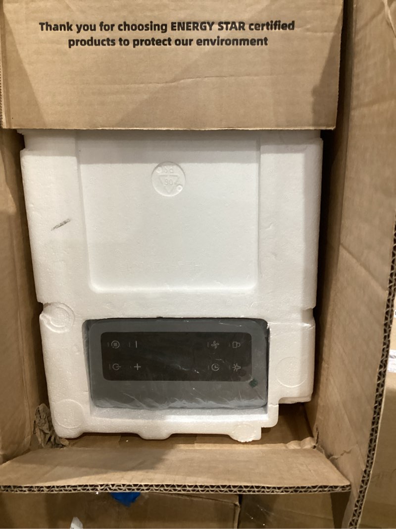 Condition photo showing New/Like New for 4500 Sq.Ft Most Efficient Energy Star 2025 Dehumidifier,AEOCKY Max 80 Pint/Day Smart Compressor Dehumidifier with Drain Hose, Intelligent Humidistat,for Basement,Bedroom,Home,Bathroom 80 Pints - 4500 Sq.Ft