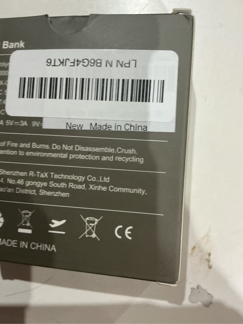 Condition photo showing Good Condition for 20000mAh 7.4V Heated Vest Battery Pack Compatible with ORORO, Battery for Heated Vest with LED Display and 2 Adapter Cable, Power Bank for TODWARM, for OCQOCQ, for Weamest(No for 12V/5V) Black