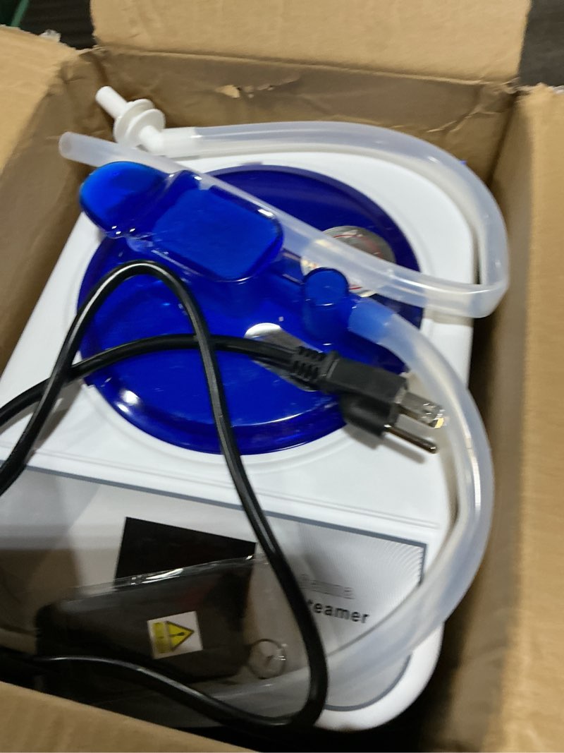 Condition photo showing As Is for Sauna Steamer Machine, Portable Sauna Steamer, Steam Generator for Sauna, 2.5 Liter Home Sauna Steamer Pot with Remote Control, Steam Cup, Home Spa Sauna Accessories