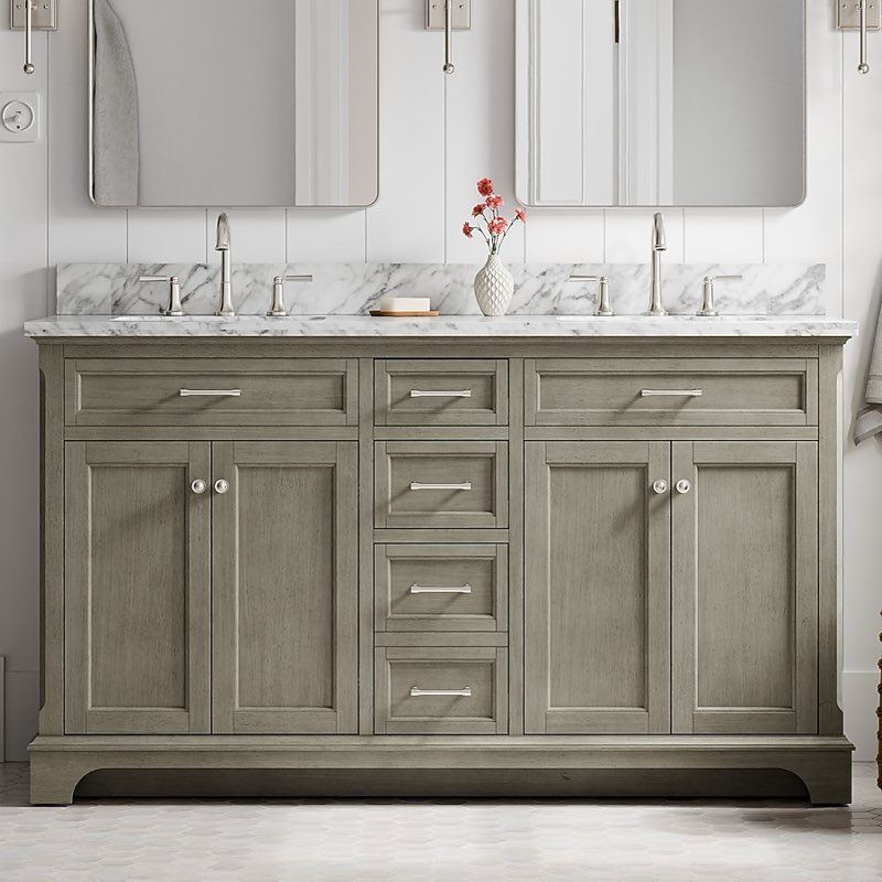 allen + roth.  roveland  60-in  vanity with top