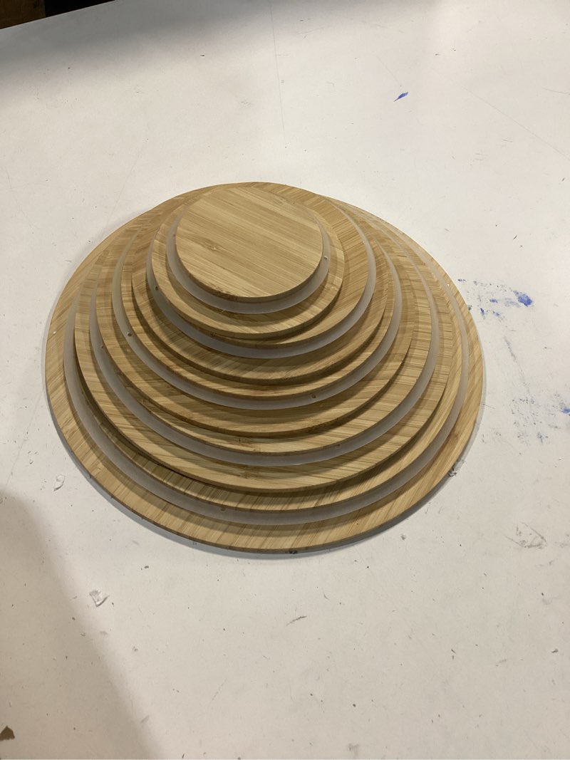 Condition photo showing Good Condition for dokaworld Glass Mixing Bowls Bamboo Lids - Lids are compatible with all Glass Mixing Bowls Set