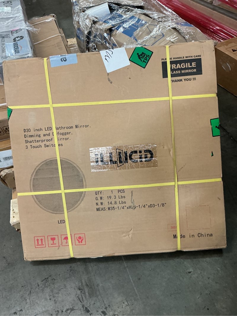 Condition photo showing New/Like New for D30 inch led bthroom mirror