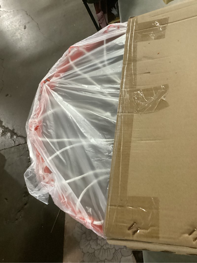 Condition photo showing As Is for gosports regulation 18" steel basketball rim - choose from fixed or breakaway - use for replacement or garage mount