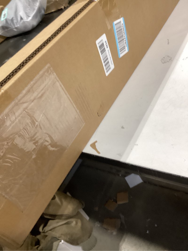 Condition photo showing As Is for Cordless 2" Bamboo Blinds,Indoor Windows Light Filtering Horizontal Shutters, Room Darkening Window 