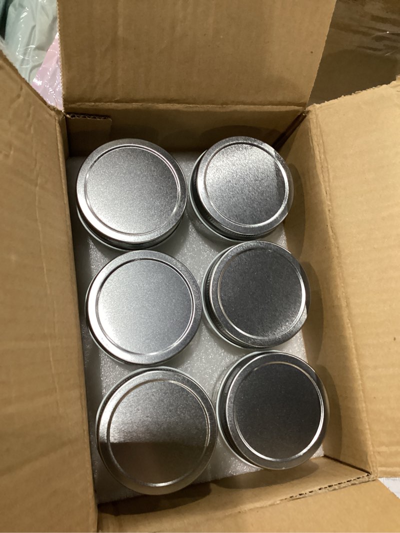 Condition photo showing New/Like New for amzcku 4 oz vintage mason jars with lids, regular mouth canning jar, safe for storage, canning, pickling, preserving, fermenting, diy crafts & decor 24 pack 4oz 24pack