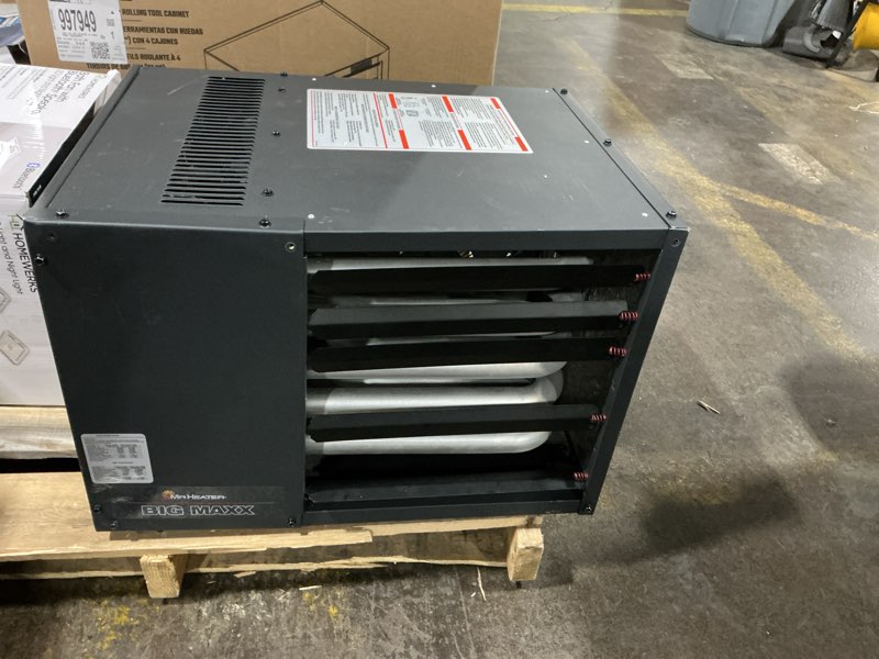 Condition photo showing As Is for Mr. Heater 50000 -BTU Indoor/Outdoor Electric Natural Gas Heater