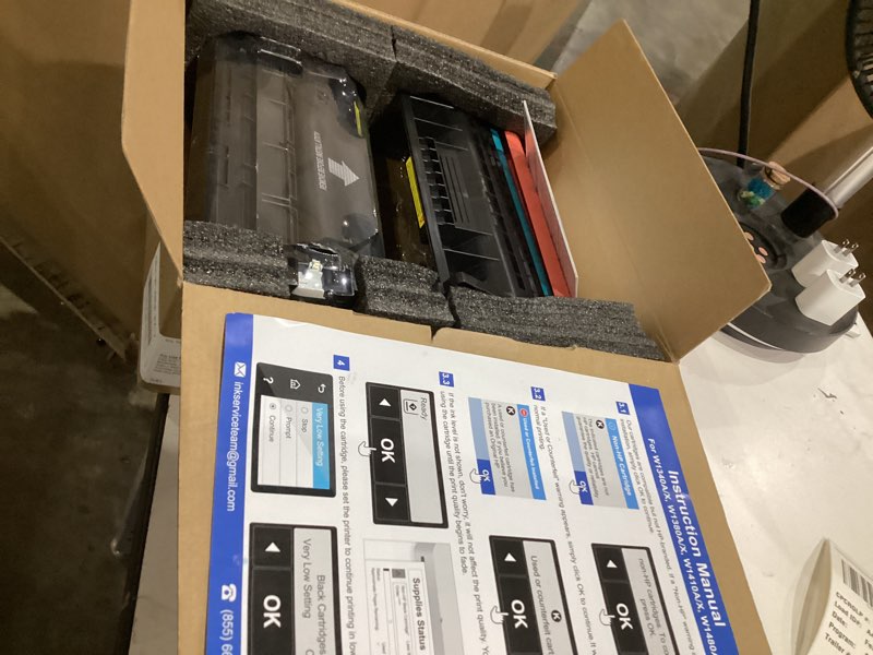 Condition photo showing Good Condition for INK E-SALE 148A Toner Cartridge Black (with Chip) Compatible Replacement for HP 148A 148X W1480A W1480X for HP Laserjet Pro MFP 4101fdw 4101fdn 4001dw 4001dn 4001n Printer (2 Pack) W1480A 2-Pack