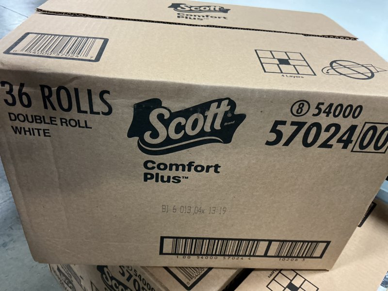 Condition photo showing New/Like New for scott comfortplus 1-ply toilet paper - 36 rolls