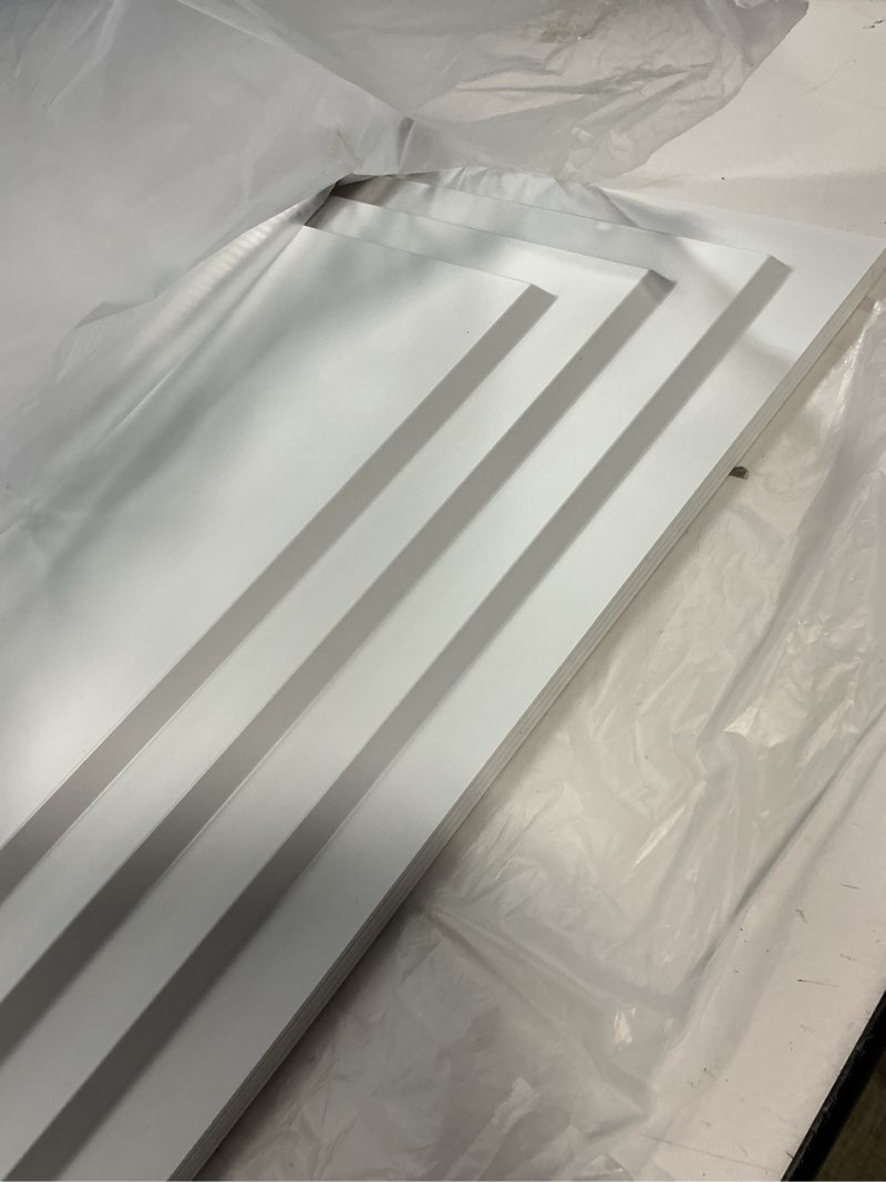 Condition photo showing New/Like New for art3d 12-pack 24×24 inch pvc waterproof drop ceiling tiles for home décor - 2x2 ft 3d modern ceiling panel for suspended grid, white 24"x24" white 12