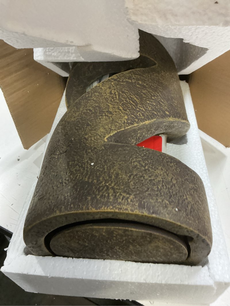 Condition photo showing Good Condition for Sunnydaze Winding Showers Tabletop Water Fountain - 14 Inch Relaxing Indoor Desktop Water Fountain with LED Lights - Office, Bedroom, Living Room