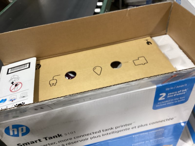 Condition photo showing Good Condition for hp smart tank 5101 wireless all-in-one refillable printer, scanner, copier with 2 years of ink included, wireless printer-for-home use an ecotank alternative (1f3y0a)