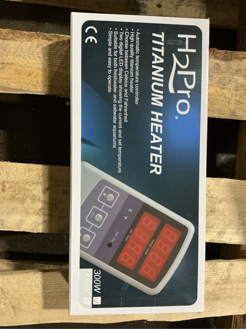 Condition photo showing New/Like New for H2Pro Titanium Heater w/LED Display Controller, TH-300 (300W) (TH-300)