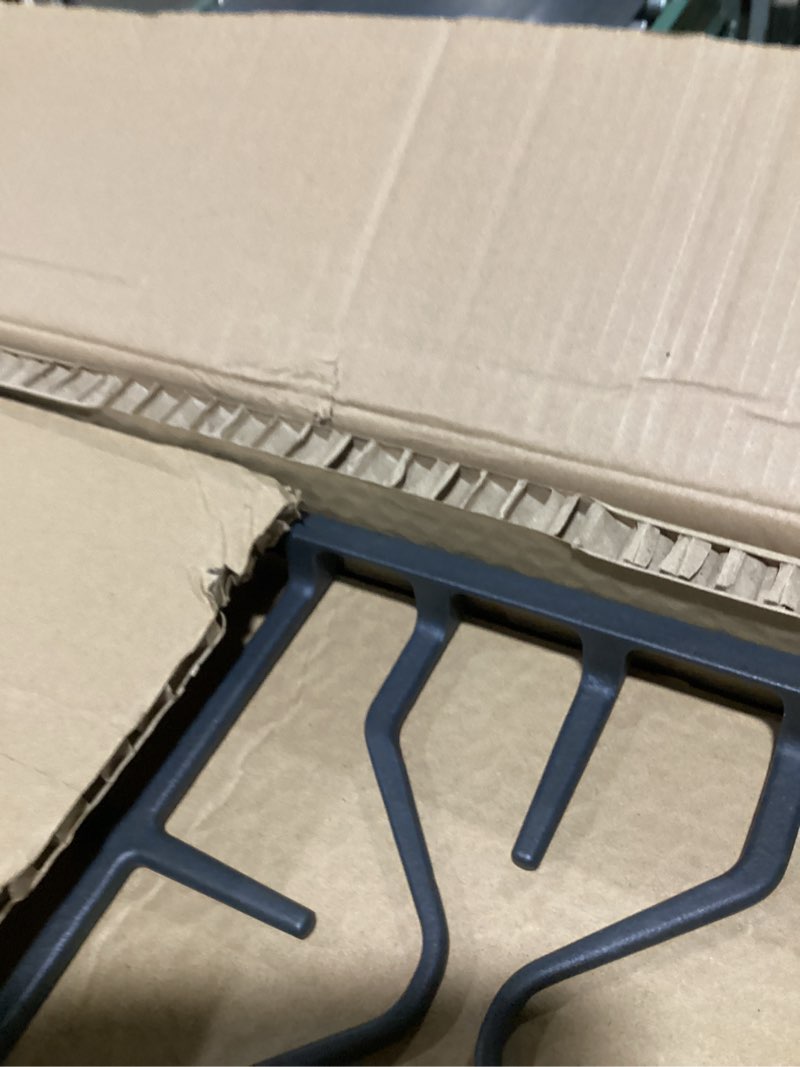 Condition photo showing Good Condition for stove grates for ge gas stove burner grate range oven rack wb31x27150 wb31x27151 replacement parts cast iron flat plate general electric cooktop 3 pack 2pcs wb31x27151 + 1pcs wb31x27150