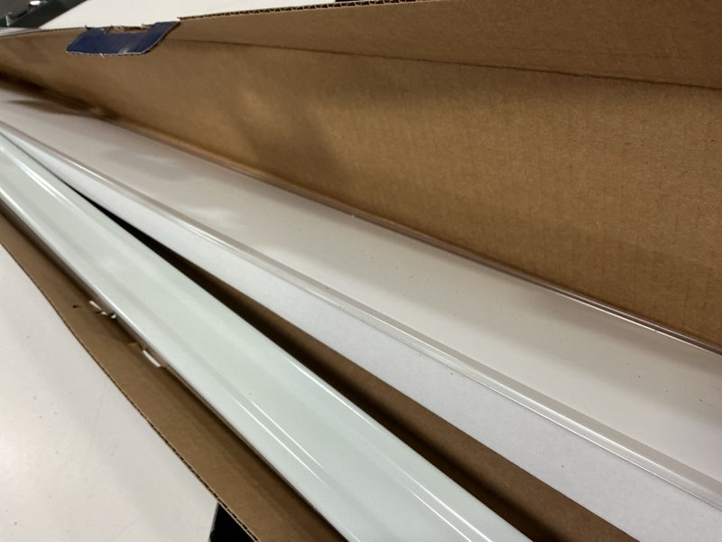 Condition photo showing As Is for levolor trim+go 13-piece vertical blind head rail