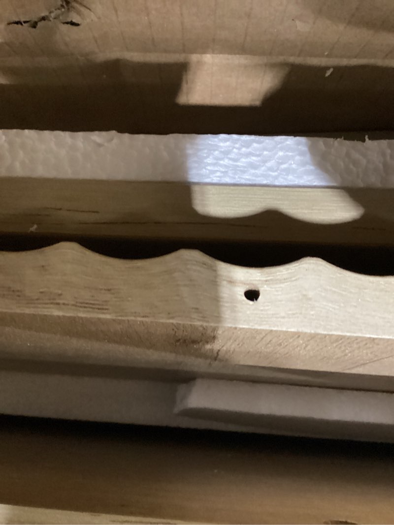 Condition photo showing New/Like New for Fluted Lift Top Coffee Table with Hidden & Open Storage, Rectangle Modern Coffee Table for Living Room, Smooth Hydraulic Lift, Large Capacity, Safe Round Corner Easy to Clean, Vertical Grain-Natural