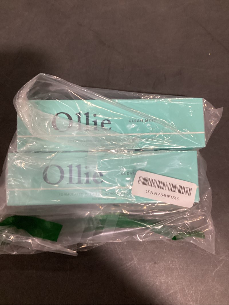 Condition photo showing New/Like New for Ollie Clean Mint Nano Hydroxyapatite Toothpaste for Teeth Whitening, 10% Hydroxyapatite Formula, (Pack of 2, 4oz) 4 Ounce (Pack of 2)