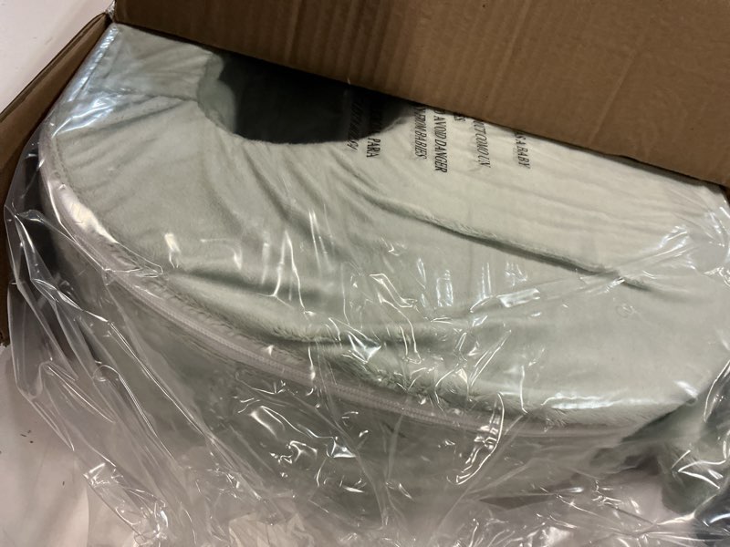 Condition photo showing Good Condition for my brest friend super deluxe nursing pillow - enhanced comfort & ergonomic breastfeeding pillow for ultimate support for mom & baby - adjustable and with handy side pocket, platinum platinum super deluxe