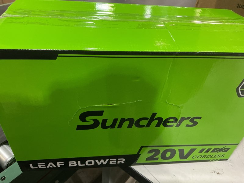 Condition photo showing Good Condition for leaf blower cordless with 2 x 4.0ah battery and charger, 780cfm 260mph electric blower with 2 speeds, 20v handheld leaf cleaner for lawn care, blowing leaves, dust, snow, gravel for patio, yard, green