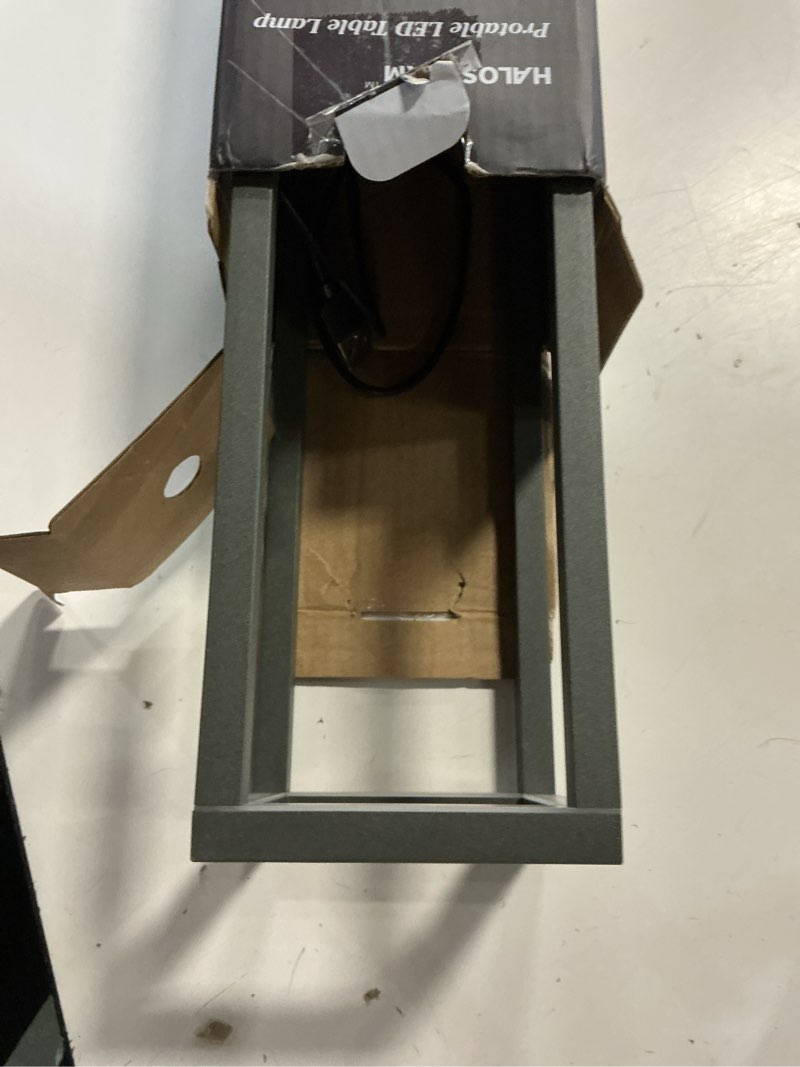 Condition photo showing Good Condition for cordless table lamp rechargeable, ip55 waterproof, 60h runtime protable outdoor table lamps, 3 color stepless dimming battery powered table lamp for dinner/restaurant/bedroom/cafe 1 moden