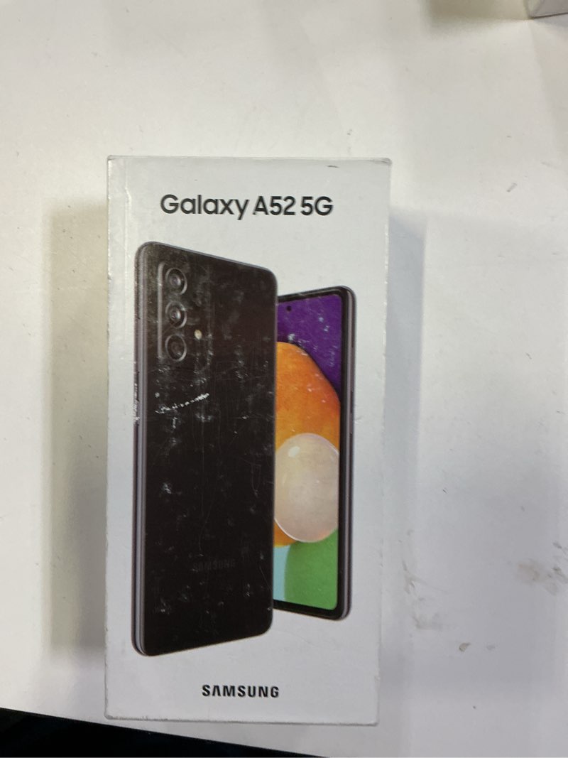 Condition photo showing New/Like New for uscc samsung a52 5g  6.5  cell phone 128gb (us cellular)  awesome black *** working condition verified. no network or connectivity tests were performed.bidder be advised ***