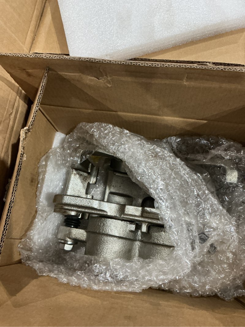 Condition photo showing As Is for front brake caliper kit right + left assembly w/bracket 18-b5296 18-b5297 compatible for dodge durango grand cherokee 2011-2018 with 330mm disc brakes (set of 2)