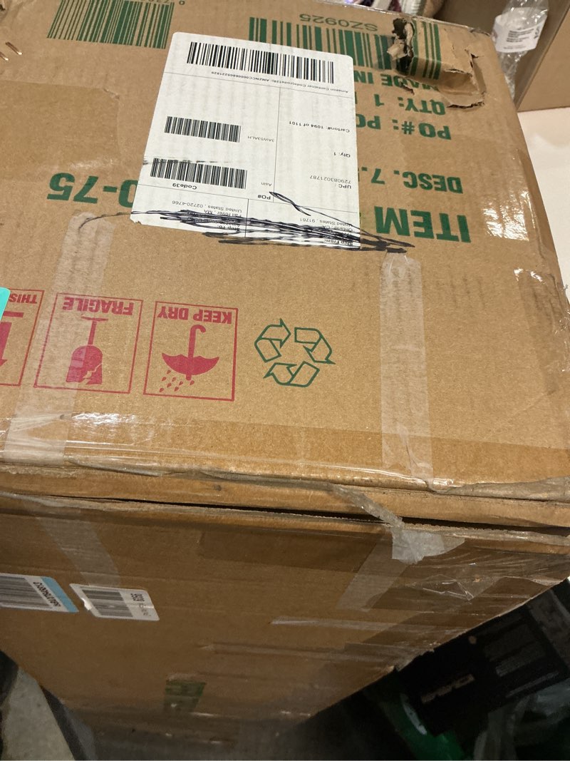 Condition photo showing Good Condition for National Tree Company 7.5 ft Unlit North Valley Spruce Artificial Christmas Tree, 1,346 Tips, Includes Stand, Green