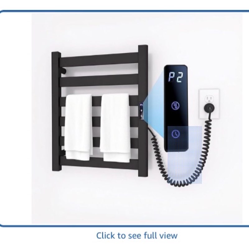 Sawlece Towel Warmers for Bathroom,Space Aluminum Wall Mounted Towel Warmer Rack, Heated Towel Rack 