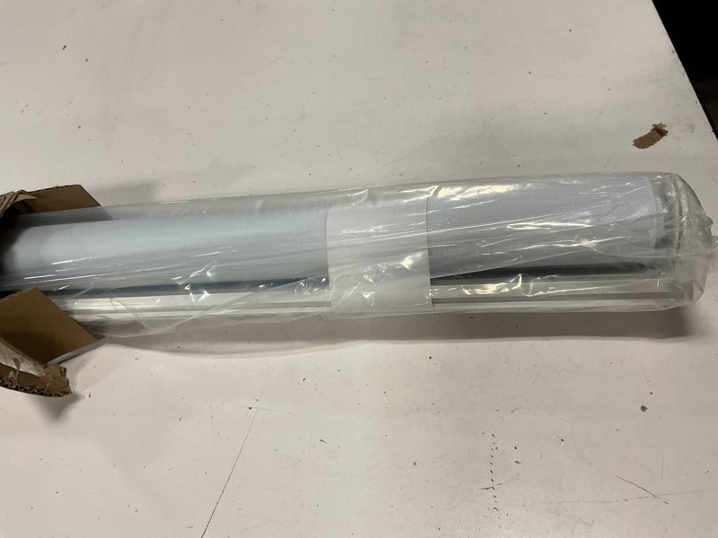 Condition photo showing Good Condition for lazblinds no drill zebra blinds for french door, cordless blinds for door with 30" covering width, small gap design light filtering sheer shades for indoor windows, 30 5/8" w x 72" l, white, 1 panel light filtering - white 30"w x 72"h