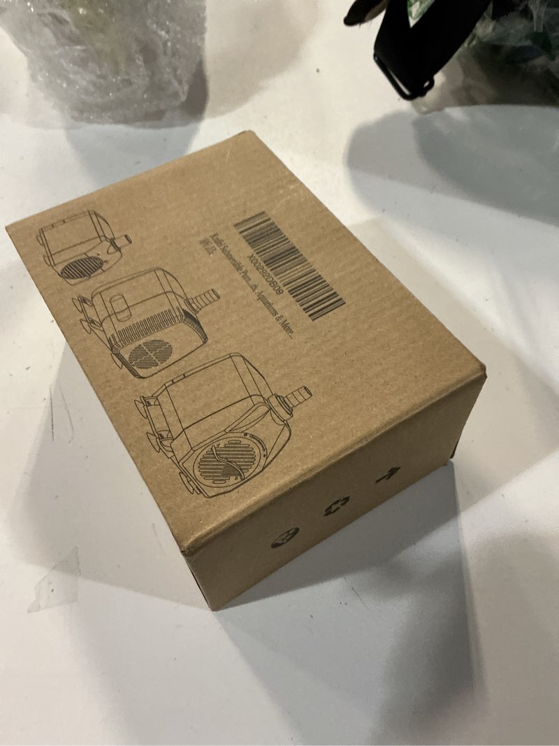Condition photo showing New/Like New for submersible pump 200gph ultra quiet with over heating protection 5.2ft high lift for fountains, hydroponics, ponds, aquariums & more… 200gph with over heating protection
