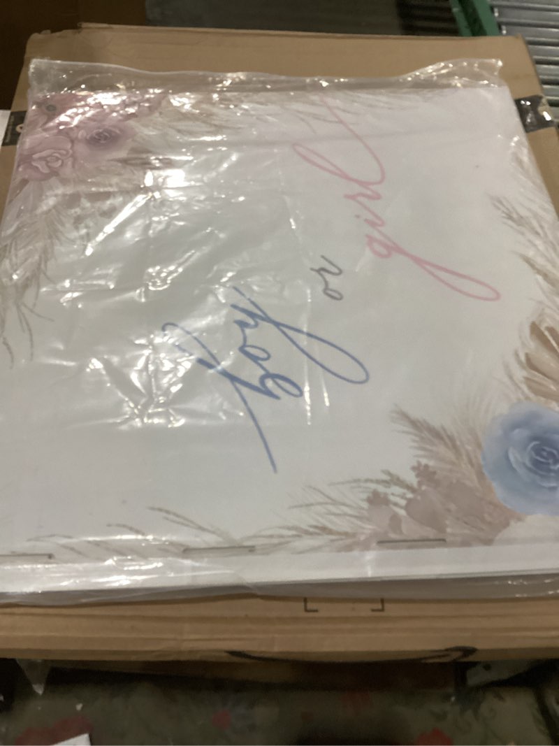 AmazingSpark 28in Jumbo Gender Reveal Gift Box Kit with Oversized Box Giant Pull Bows for Gender Rev