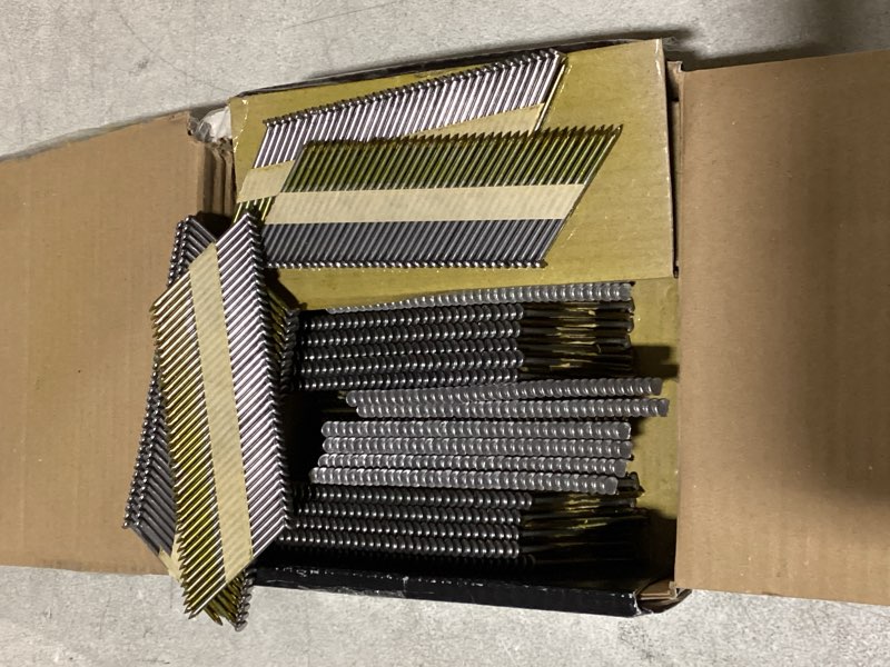Condition photo showing Good Condition for metabo hpt framing nails | 2-3/8" x 0.113 | 30 degree | clipped head | bright basic | smooth shank | paper tape | 2000 count | 15102mhpt
