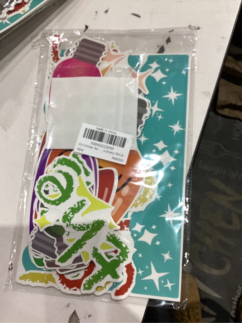 Condition photo showing New/Like New for Christmas Bulletin Board Kit Religious Paper Cutouts Winter Christian Faith DIY Craft Set Jesus The Light Of The World Decorations Christian Bulbs Cut-Outs for Classroom Teacher Supplies Library Decor