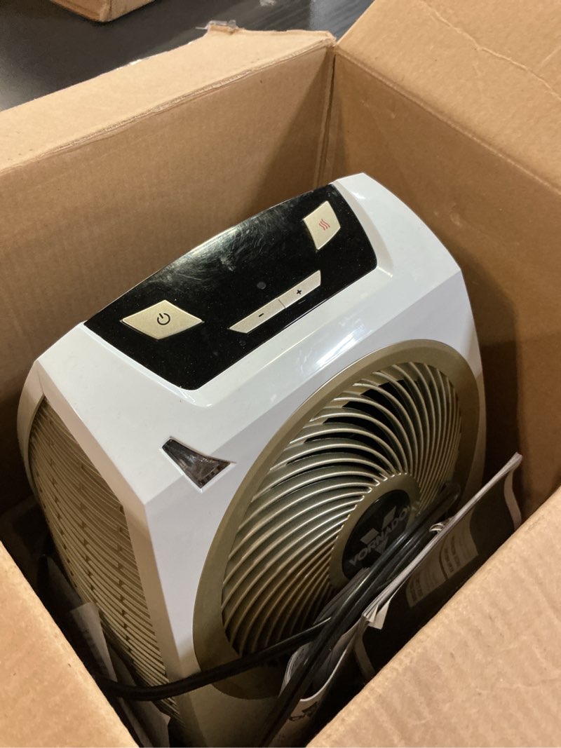 Condition photo showing As Is for vornado avh10 (2025) space heater for home, fan only option, digital display with adjustable thermostat, advanced safety features, auto climate control, whole room electric heater for indoors, white avh10 (2025 model)