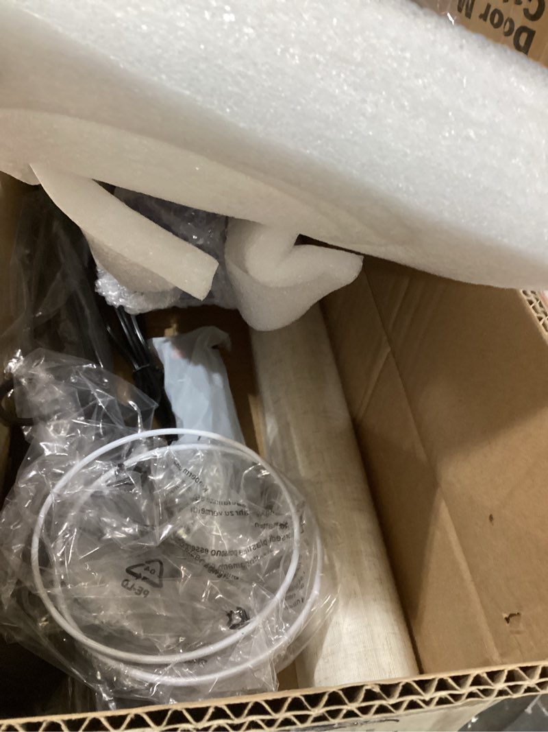 Condition photo showing As Is for FRIDEKO HOME Floor Lamp, Color Changing Ambient Lighting for Living Room & Gaming Decor, Smart Standing Lamp with App & Remote Control, Tall Corner Lamp for Bedroom, 9W 800LM, Foot Switch, Beige Shade Beige 1_Pack