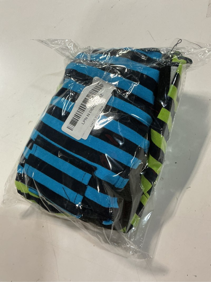 Condition photo showing New/Like New for 2 packs breathable cotton dog recovery suit for after neuter spay abdominal wounds protector, professional anti-licking onesies for male female pets surgery bandages, xl blue & green stripes xl (back 20.5-24.8", weight 45-75 lb) stripe blue & green