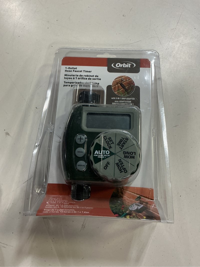Condition photo showing Good Condition for orbit programmable 1 zone digital water timer