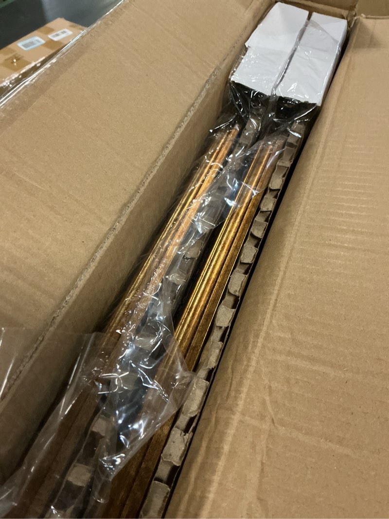 Condition photo showing Good Condition for 16x20 gold picture frame, 2 pack ornate vintage picture frames for wall or tabletop display, 16x20 photo frame gold with plexialass, display poster 11x14 with mat or 16x 20 without mat for antique déco
