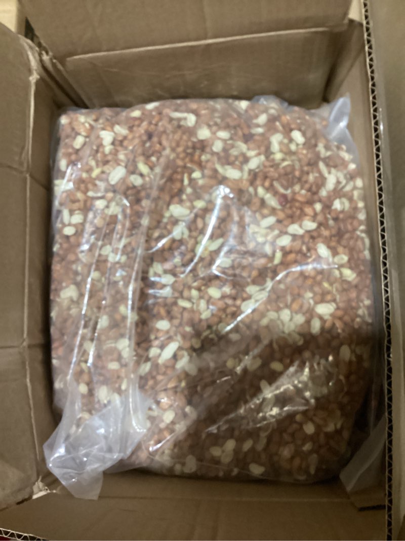 Condition photo showing Good Condition for 20 lb - raw shelled peanuts for squirrels, out of shell peanuts for birds and wildlife- squirrel food, wild bird seed - grown in the usa