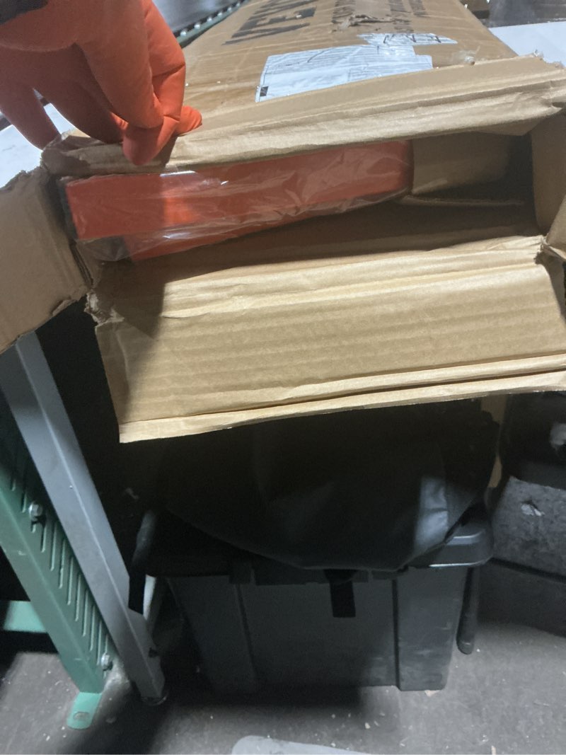 Condition photo showing Good Condition for z rack, industrial grade z base garment rack, rolling z garment rack, sturdy steel z base clothing rack with lockable casters