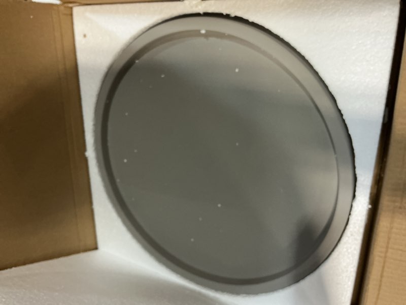 Condition photo showing Good Condition for mygift 16 inch round gray concrete decorative tray for bathroom vanity counter, living room coffee table or ottoman, kitchen countertop decor, candle holder gray-16 inch round