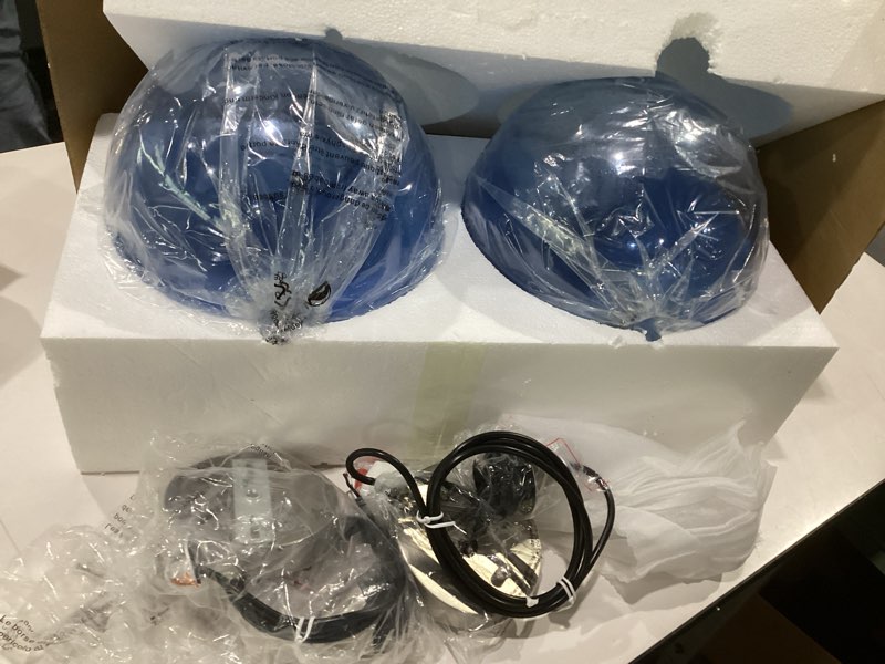 Condition photo showing Good Condition for blue glass pendant lights kitchen island lighting globe pendant light fixtures modern pendant lighting for kitchen island bedroom living dining room light fixture(9.84in, 2-pack) blue 2 pack 9.84in