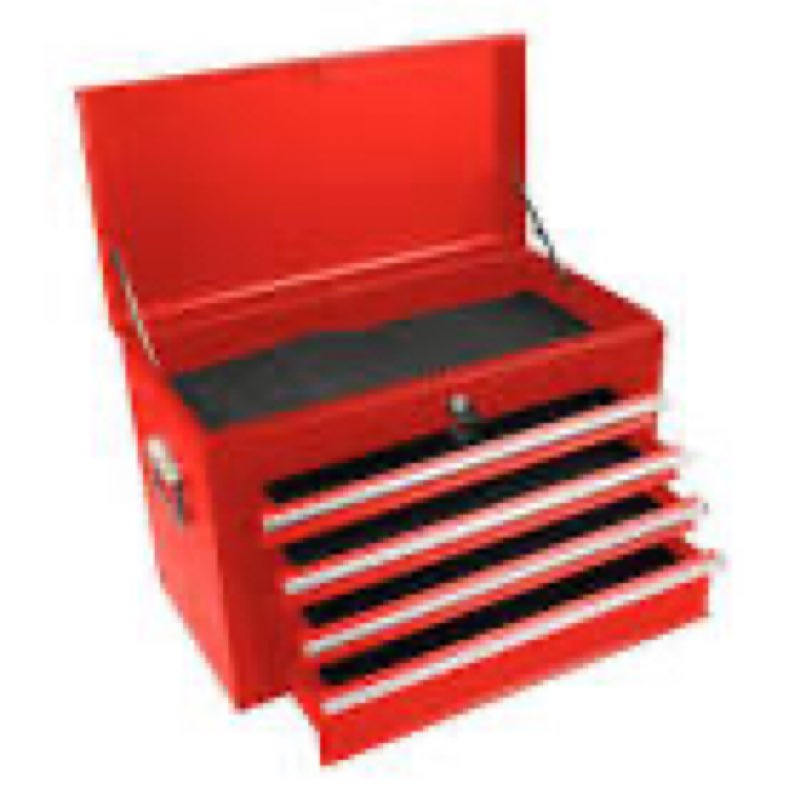 rolling tool chest with wheels, 6 drawer tool storage cabinet, portable toolbox organizer with lock,