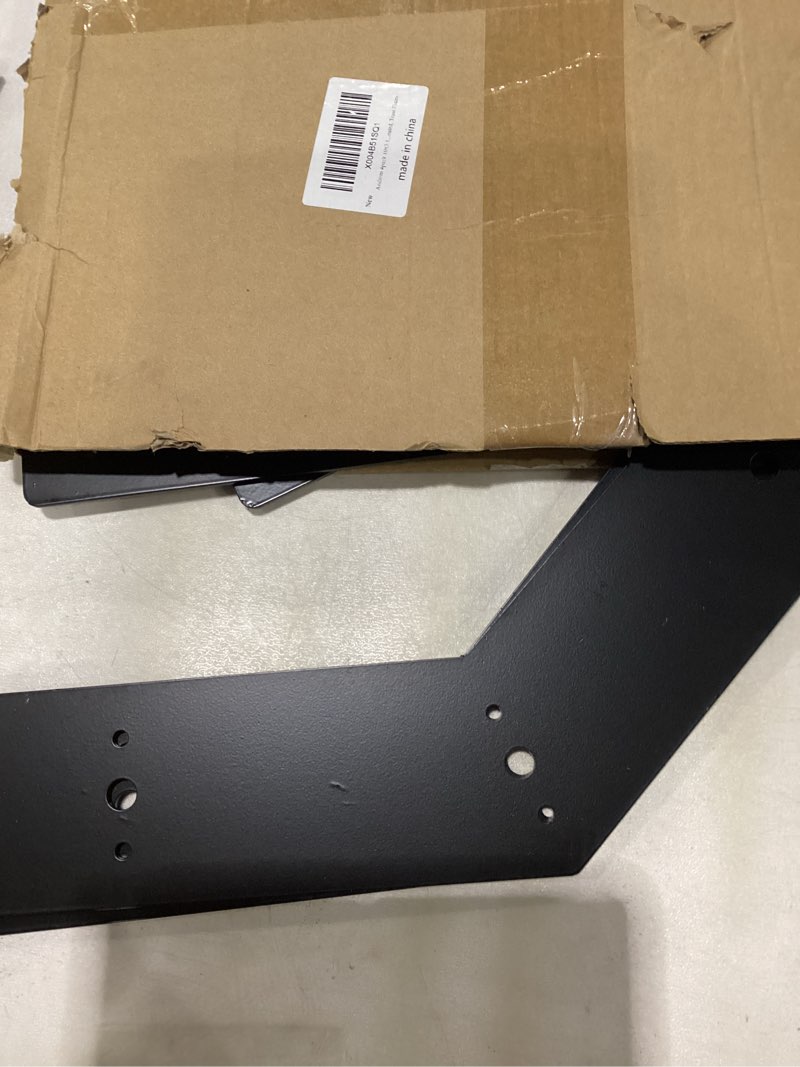 Condition photo showing Good Condition for 4pack 10x3 135 Degree Black Flat Mending Plates for Wood, 135 Degree Angle Pergola Bracket for Wood 4x4, 6x6 Post Powder Coated, Truss Plates 4-pack 4