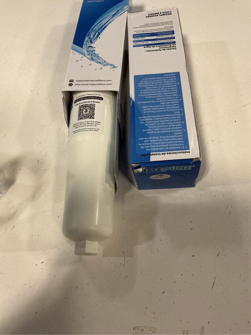 Condition photo showing Good Condition for icepure cs-52 refrigerator water filter, compatible with bosch 640565, whirlpool whkf-r-plus, evolfltr10, cuno cs-52, cs-51, cs-450, cs-451, cs-452, 5553629, 55866-05, 55866-06, 5586606, pack of 2 chlorine, odor removal 2 count (pack of 2)