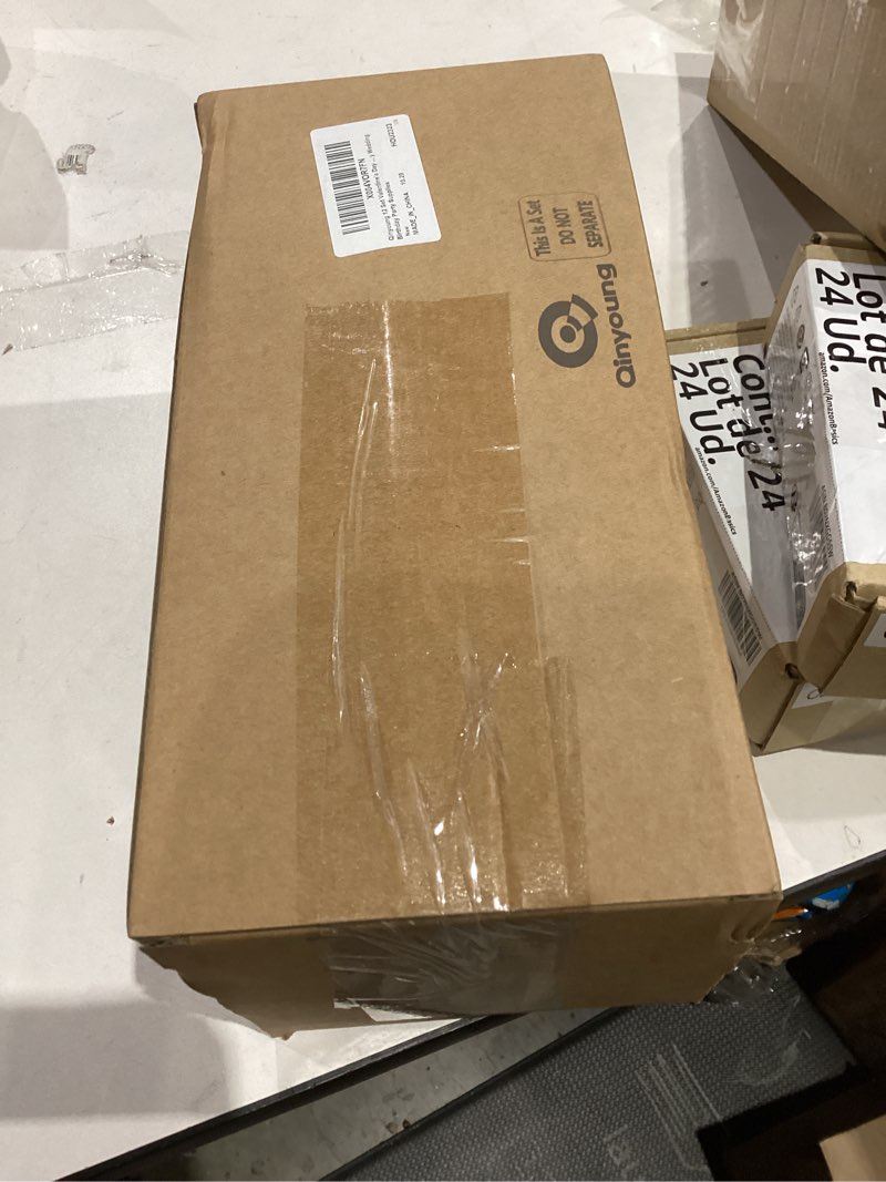 Condition photo showing New/Like New for Qinyoung 12 Pack Valentine's Day Card Holder Coffee Gift Card Holder Included Tags Straws Stickers Bows Raffia Valentine Appreciation Coffee Gift Cards Holders for Lover Women Mom Teacher Gifts