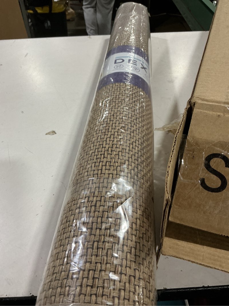 Condition photo showing New/Like New for dexi ultra thin entryway indoor door mat 32x48, non slip rubber backing inside entry mat, low profile easy clean dirt trapper doormat for inside entrance patio, beige 2'8" x 4' (rectangular) beige