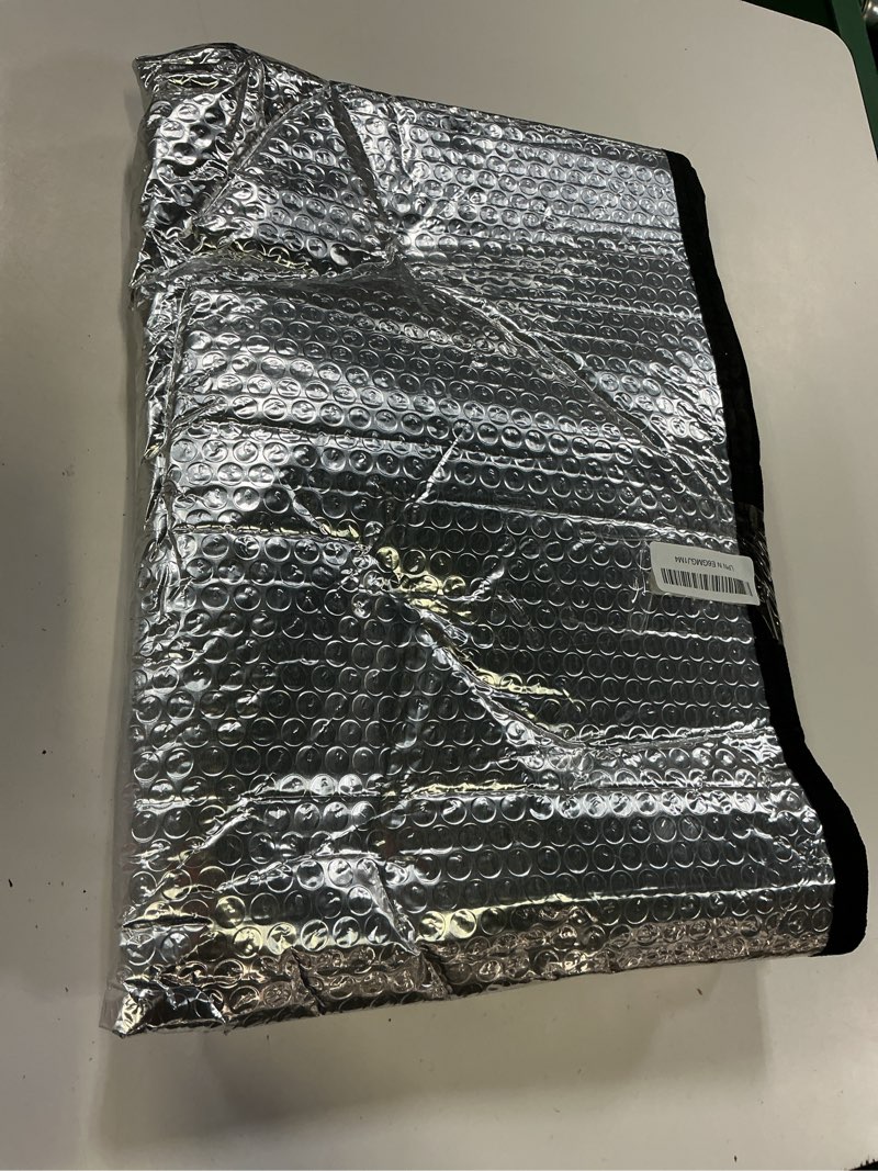 Condition photo showing Good Condition for attic door insulation cover 25"x54"x11", energy saving tent attic stairs cover ladder pull down insulator, r-value 15.5 thicken aluminum foil stairway insulation with zipper fireproof